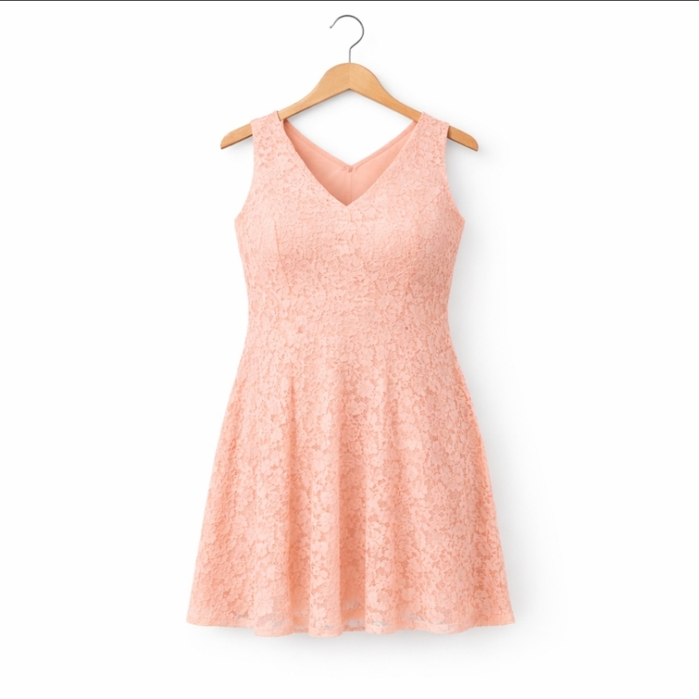 Love Chesley Pink Lace Dress Balletcore Cottagecore Coquette Girl Plus Size 2XL